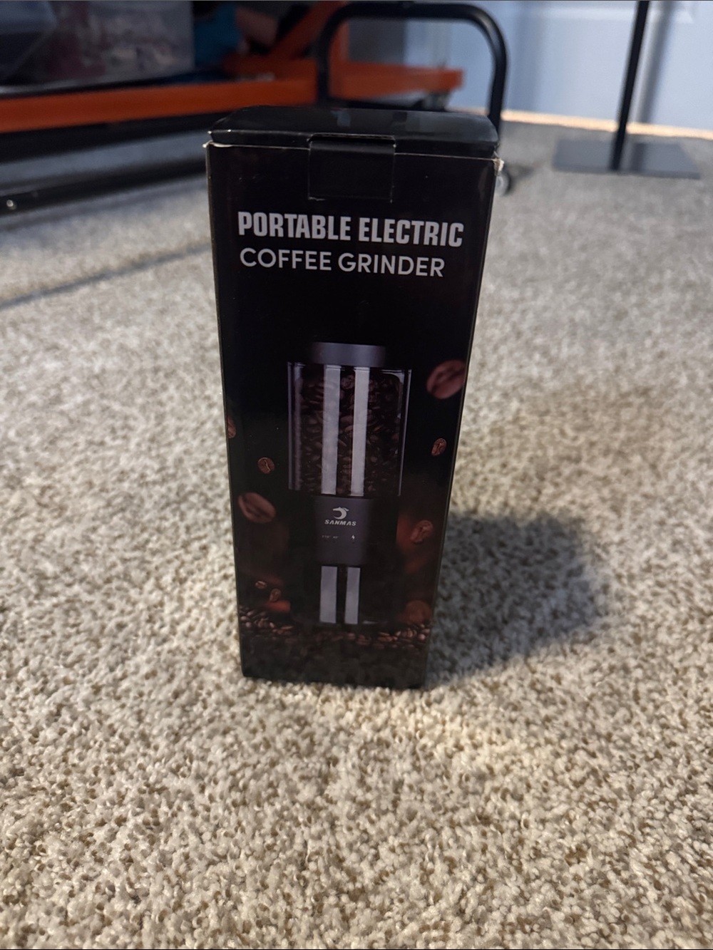 Portable Electric Coffee Grinder - Black